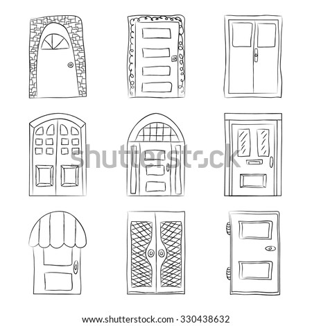 Cartoon Door Illustration Open Vector Stock Photos, Images, & Pictures ...