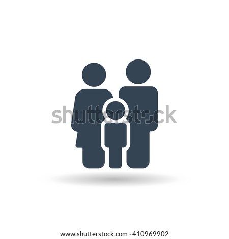Family Icon Vector . Flat Sign for using in the App, UI, Art, Logo, Web.