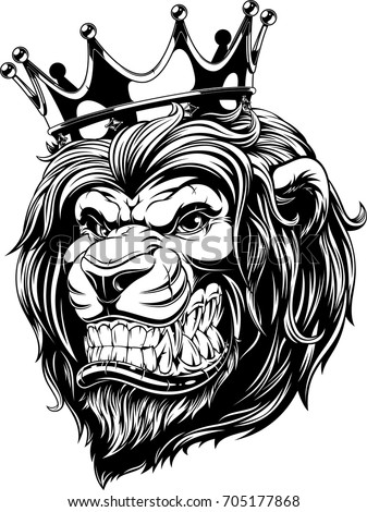 Free Free 217 Lion Head With Crown Svg SVG PNG EPS DXF File