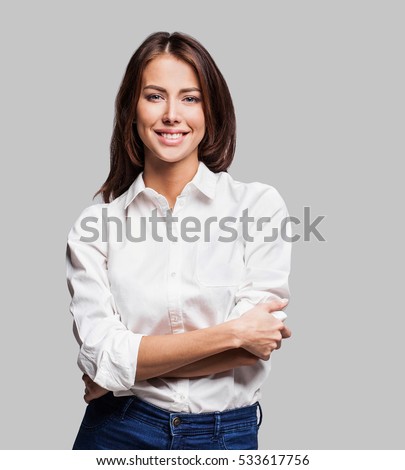 Beautiful young woman portrait