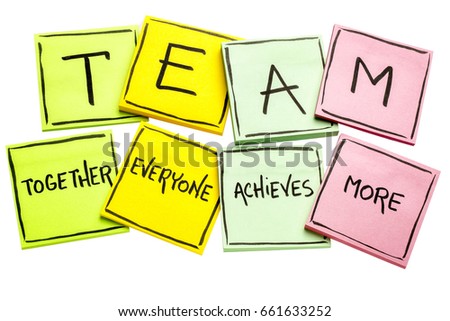 Team Acronym Together Everyone Achieves More Stock Photo 210678454 ...