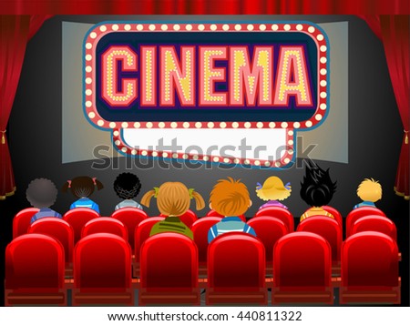 stock vector cinema hall 440811322