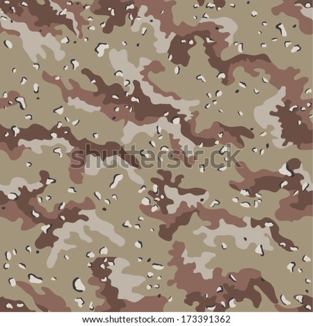 Classic Desert Camo Pattern Seamless Repeatable Stock Vector 147595268 ...