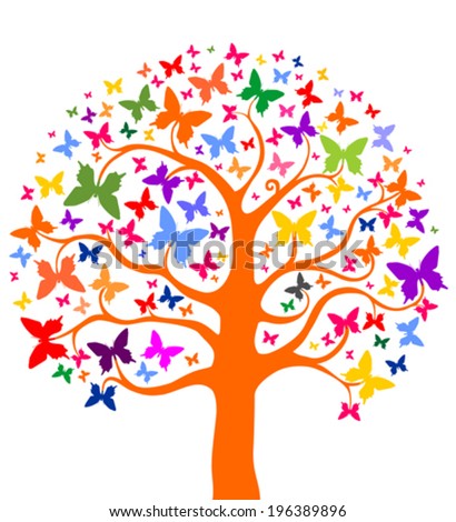 Free Free Butterfly Tree Svg 470 SVG PNG EPS DXF File