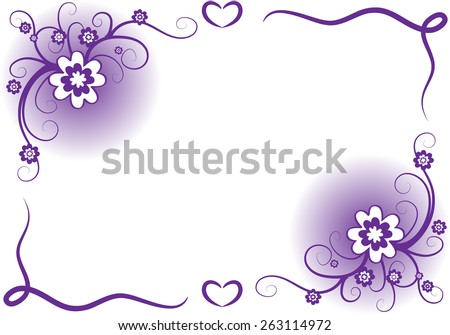 purple border design