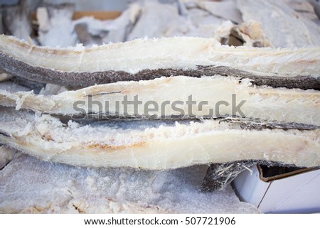 Norwegian codfish Venetian cuisine Italy