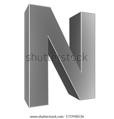 3d Letter N Stock Images, Royalty-Free Images & Vectors | Shutterstock