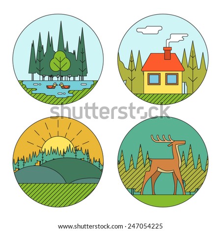 Symbols house of natural art Symbols house of natural art