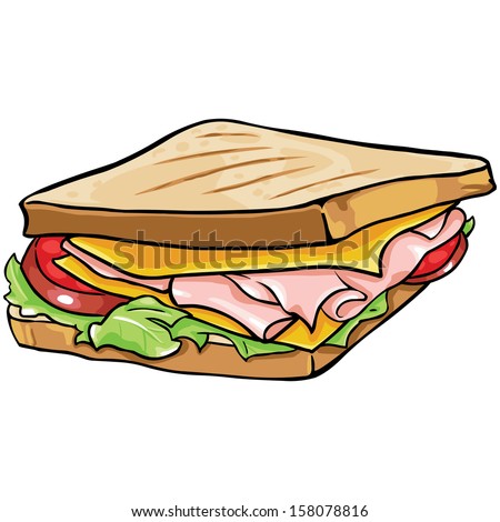 Cartoon Sandwich Stock Images, RoyaltyFree Images  Vectors  Shutterstock