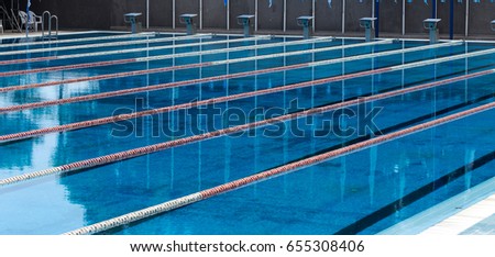 varna bulgaria circa 2017 outdoor sports swimming pool blue water and separation - Olympic Swimming Pool 2017 varna bulgaria circa 2017 outdoor sports swimming pool blue water and separation - Olympic Swimming Pool 2017