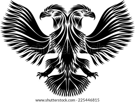 Russian Doubleheaded Eagle Stock Vector 225446815 - Shutterstock