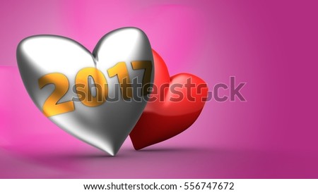 Silver heart background 2017 Silver heart background 2017
