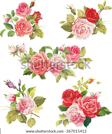 Seamless Floral Pattern Leaves Flowers Butterfly Stock Vector 108994718 ...