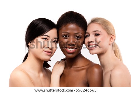 Concept Three Different Ethnicity Women Being Stock Photo (Royalty Free ...