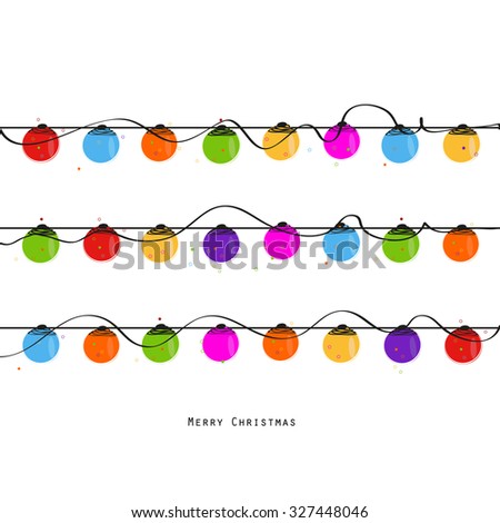 christmas light bulb string vector symbol stock vector christmas light bulb string vector symbol stock vector