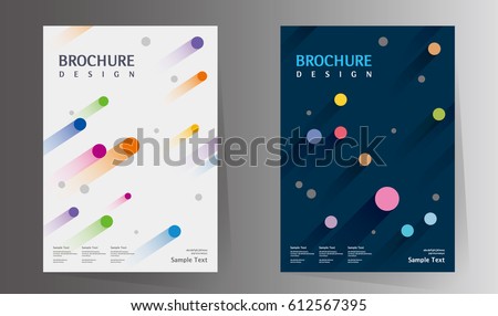 annual report design layout book cover stock vector royalty free