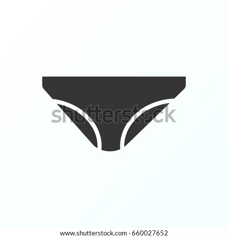 Panties Frill Icon Simple Illustration Panties Stock Vector 581725186 ...