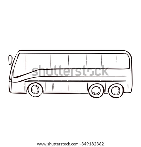 Coach Bus Stock Vector 51032560 - Shutterstock