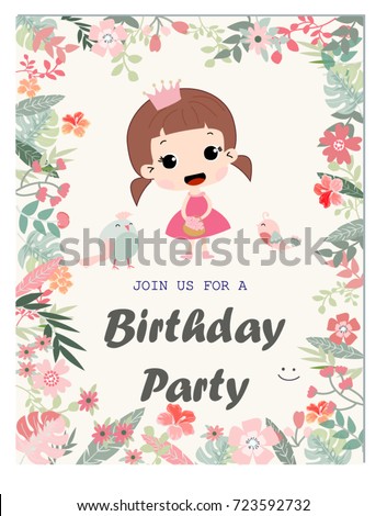 birthday party invitations card