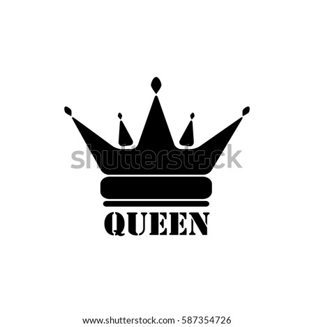 Vector Gold King Queen Crowns Icons Stock Vector 541763155 ...