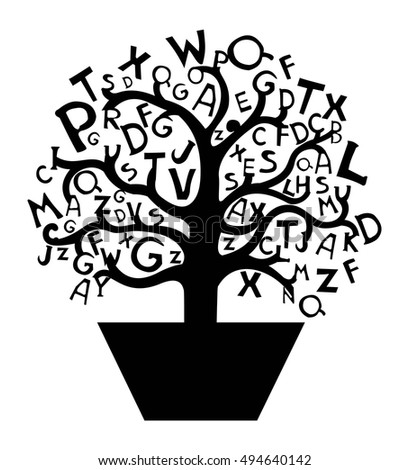 Art Tree Math Symbols Your Design Stock Vector 88780774 - Shutterstock