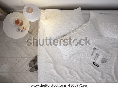 Bed Top View Bed Top View