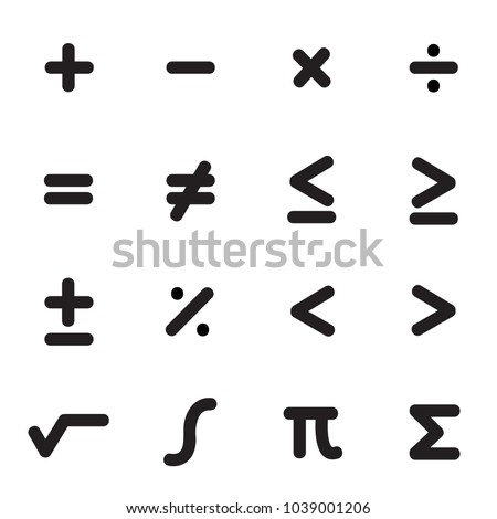 Math Symbols Stock Images, Royalty-Free Images & Vectors | Shutterstock