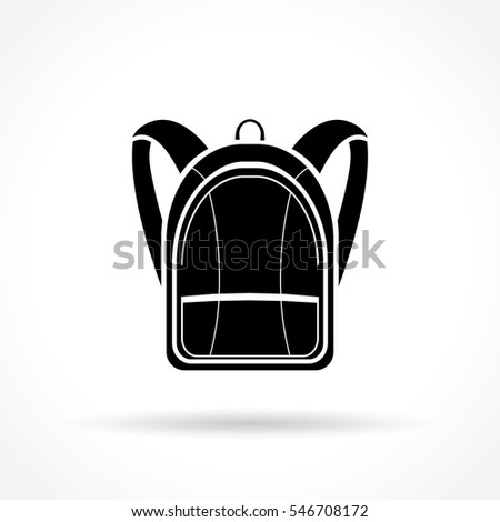 Vector Illustration Cartoon Flat Backpack Sport Stock-vektorgrafik