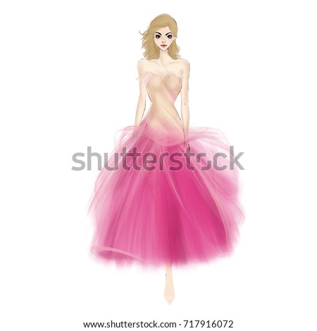Gaon dress image cartoon Gaon dress image cartoon