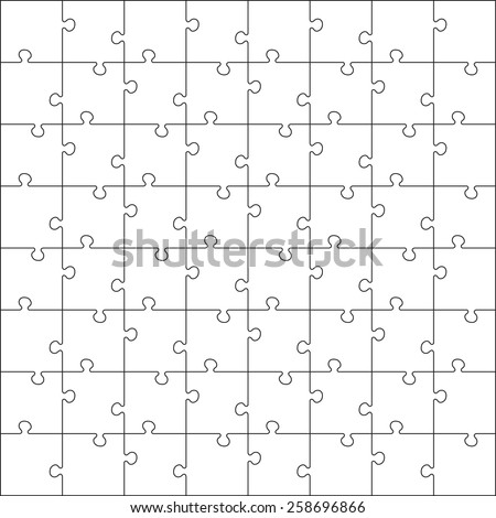 jigsaw puzzle template 35 pieces vector stock vector 135142100 jigsaw puzzle template 35 pieces vector stock vector 135142100