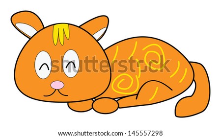 Cartoon Cat Stock Vector 145557298 - Shutterstock