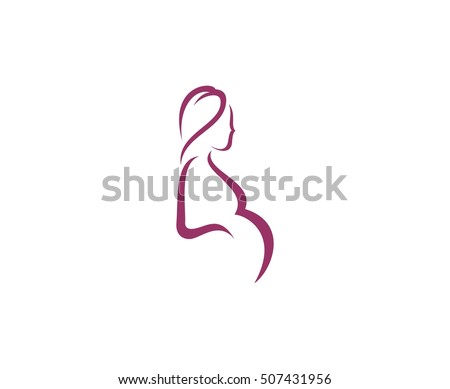 Pregnant woman logo