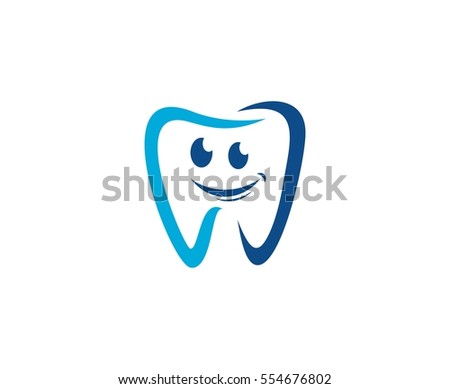 Friendly Dentist Dental Clinic Logo Design Stock Vector 662145223