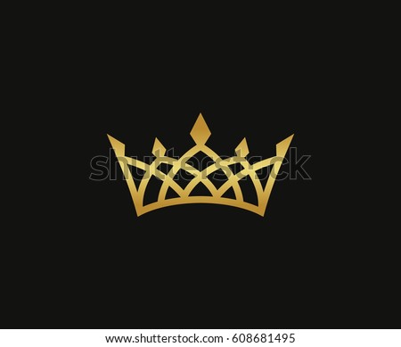 Crown Logo Stock Vector 608681495 - Shutterstock