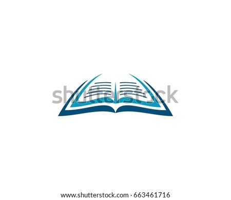 Book Logo Stock Vector 548430724 - Shutterstock