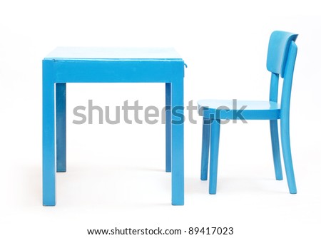 Blue School Chair Blue School Chair
