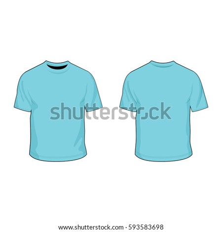 blue shirt template