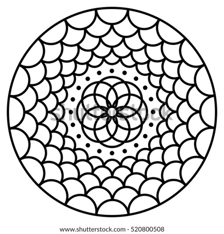 simple flower mandala pattern coloring book stock vector 2018 520800508 shutterstock - Simple Coloring Pictures simple flower mandala pattern coloring book stock vector 2018 520800508 shutterstock - Simple Coloring Pictures