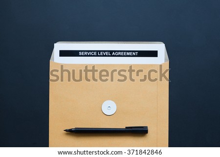 Service level agreement thesis