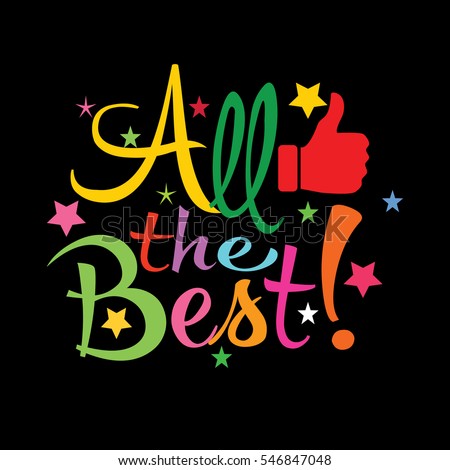 All Best Greeting Card Stock Vector 546847048 - Shutterstock