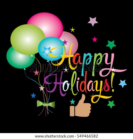 holidays greeting words