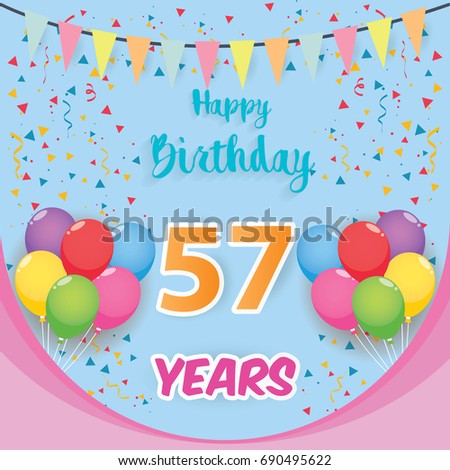 57 Birthday Stock Images, Royalty-Free Images & Vectors | Shutterstock