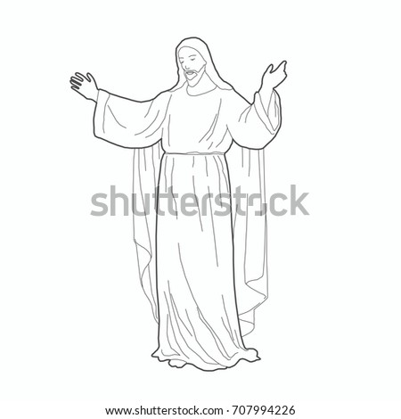 Jesus Christ Nazareth Vector Illustration Stock Vector 129039911 ...