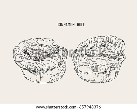 Cinnamon Bun Stock Vectors, Images & Vector Art | Shutterstock