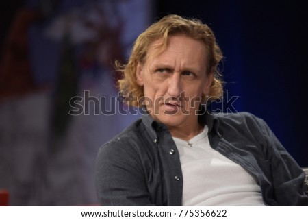 Dortmund, Germany - December 9th 2017: Actor and Stuntman Vladimir 'Furdo' Furdik (* 1970, The Night King in Game of Thrones; Stunts in James Bond: Skyfall) at German Comic Con Dortmund.