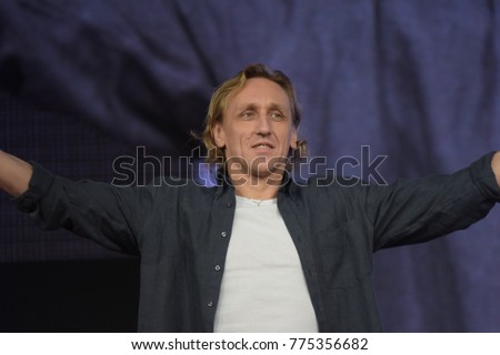 Dortmund, Germany - December 9th 2017: Actor and Stuntman Vladimir 'Furdo' Furdik (* 1970, The Night King in Game of Thrones; Stunts in James Bond: Skyfall) at German Comic Con Dortmund.
