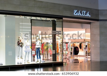 LITHUANIA-MAY 18: ZARA fashion store on May 18,2017 in Lithuania.