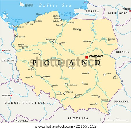 Poland Map Stock Photos, Images, & Pictures | Shutterstock