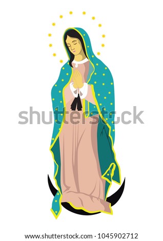 logo mobile vector t Stock Vector 1045902712 Our Lady Guadalupe Vector