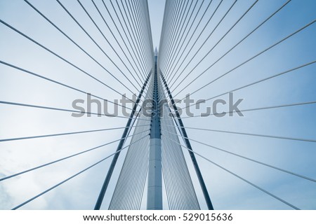 Bridge and blue sky
